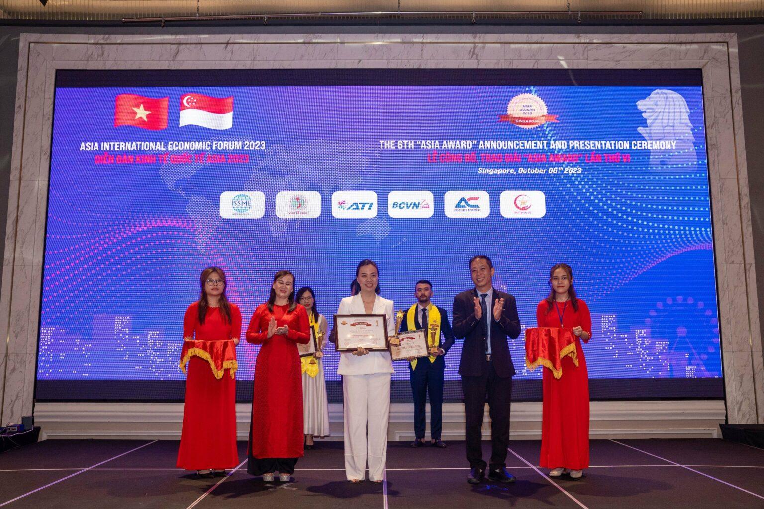 Vietnam Blockchain Corporation was honored to receive the ‘Asia’s Exemplary Business 2023’ award at ASIA AWARD 2023.