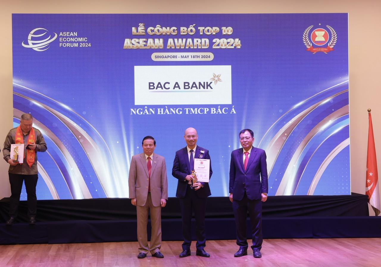 BAC A BANK was honored as Top 10 Typical ASEAN Enterprises 2024