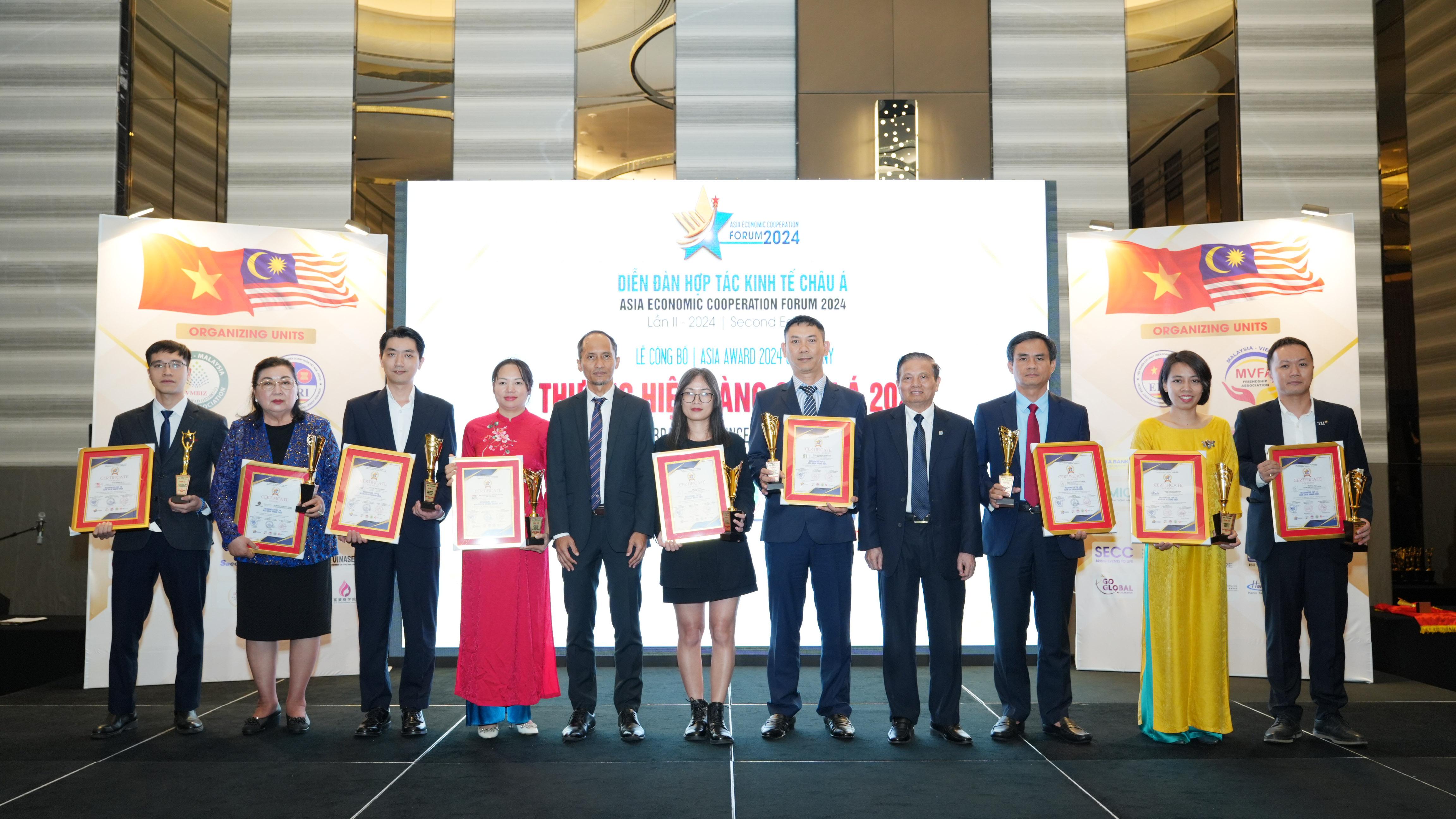 Nhiều Doanh nghiệp Việt được vinh danh Asia Award 2024