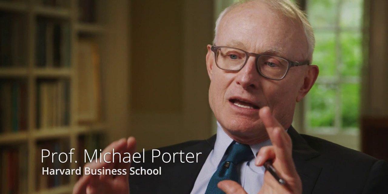 Michael Porter is one of the most distinguished professors in the history of Harvard University